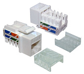 Картинка Модуль информационный Lanmaster TWT-OK45UTP/5E-WH