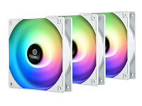 Картинка Набор вентиляторов Enermax HF120 ARGB White UCHF12PARGB-W-BP3