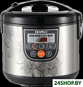 Мультиварка CENTEK CT-1498 (черный/сталь)