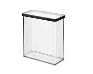 Картинка Емкость Rotho Loft Premium 1160808080 (прозрачный/черный)