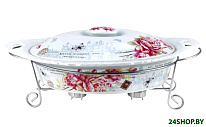 Картинка Мармит керамический с крышкой ROSENBERG R-155022