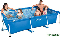 Картинка Бассейн каркасный INTEX Rectangular Frame Pool (260x160x65) см арт. 28271/58980