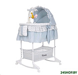 Картинка Детская кроватка Pituso Viana 3 в 1 YS401-WG (Wave Grey/серый)