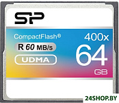 Картинка Карта памяти Silicon Power 400X Professional Compact Flash 64 Gb (SP064GBCFC400V10)