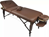 Картинка Массажный стол складной ATLAS SPORT 60 см 3-с алюминиевый (коричневый)