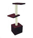 Картинка Комплекс для кошек UrbanCat D124-01-07 (бордовый)