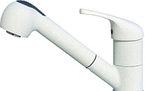 Картинка Смеситель Elleci Venere G68 Bianco Titano