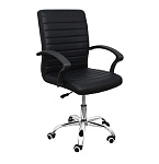 Картинка Кресло AksHome James Eco 80026 (черный)