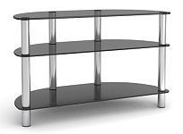 Картинка Стойка MetalDesign MD 402 slim (хром/дымчатый)