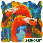 Фламинго. Фигурный деревянный пазл 8388
