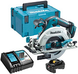 Картинка Дисковая (циркулярная) пила Makita DHS680RT1J (с 1-м АКБ, кейс)
