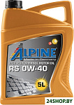 Картинка Моторное масло Alpine RS 0W-40 5л