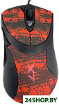 Мышь A4Tech F7 Snake Black/Red