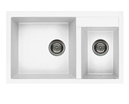 Картинка Кухонная мойка Elleci Quadra 440 White K96