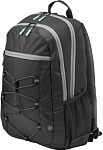 Картинка Рюкзак HP Active 1LU22AA (черный/зеленый)