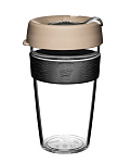 Картинка Многоразовый стакан KeepCup Original L Clear Milk 454мл (бежевый)