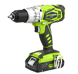 Картинка Дрель-шуруповерт Greenworks G24DDK2 3701507UA (с 1-им АКБ, кейс)