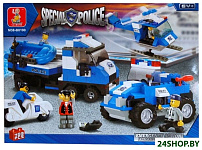 Картинка 4812501037517 Конструктор Sluban Полицейский спецназ M38-B0190 Группа быстрого реагирования