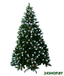 Картинка Ель искусственная Merry Bear Моника с шишками и снегом 2.1 м (SYSA-0220321)