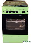Картинка Плита Газовая Лысьва ГП 400 МС-2у (зелёный) (стеклянная крышка)