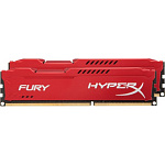 Оперативная память Kingston HyperX Fury Red 2x8GB KIT DDR3 PC3-14900 (HX318C10FRK2/16)