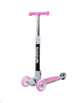 Картинка Самокат Novatrack RainBow Pro Transparent 120PROT.RAINBOW.PN20 (розовый/серый)
