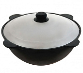 Картинка Казан Grand Metall Invest Узбекский 3.5 л, плоское дно