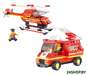 Картинка Конструктор Sluban M38-B0219 Пожарная часть аэропорта