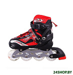 Картинка Роликовые коньки Darvish DV-S-11S (р. 30-34, черный/красный)