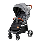 Картинка Детская прогулочная коляска KinderKraft Grande Grey