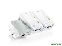 Картинка Комплект powerline-адаптеров TP-Link TL-WPA4220T KIT