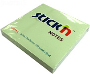 Картинка Блок самоклеящийся бумажный Stickn Hopax 21150 (зеленый)