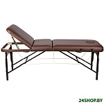 Картинка Массажный стол Atlas Sport Складной 3-с 70см XXL PRO с валиком с Memory Foam (деревянный/ко