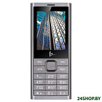 Картинка Кнопочный телефон F+ B241 (серый)