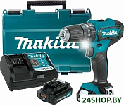 Картинка Дрель-шуруповерт Makita HP333DWAE (с 2-мя АКБ, кейс)