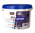 Эмаль VGT ВД-АК-1179 Универсальная Матовая База А 3 кг (супербелый)