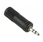 Картинка Переходник Hama H-43375 Jack 6.3 (f)/Jack 3.5 (m) (00043375) (черный)