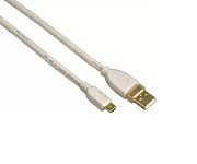 Картинка Кабель Hama H-78468 USB 2.0 A-mini B (m-m) (1.8 м) (белый)
