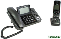 Картинка Радиотелефон Panasonic KX-TGF310RUM (серый металлик)