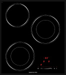 Картинка Встраиваемая электрическая варочная панель (поверхность) Zigmund&Shtain CNS 139.45 BX