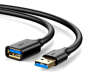 Картинка Кабель UGREEN US129 1.0м (черный) 10368