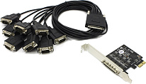 Картинка Контроллер Espada I-530 (RTL) PCI-Ex1, 8xCOM9M