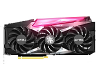 Картинка Видеокарта Inno3D GeForce RTX 3060 Ti iChill X3 Red LHR C306T3-08D6X-1671VA39H