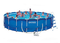 Картинка Каркасный бассейн INTEX Metal Frame Pool (549x122 см) арт. 56952