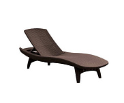 Картинка Шезлонг Keter Pacific Lounger (коричневый)