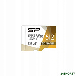Картинка Карта памяти Silicon-Power Superior Pro microSDXC SP512GBSTXDU3V20AB 512GB (с адаптером)