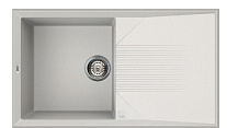 Картинка Кухонная мойка Elleci Tekno 400 Bianco Titano 68