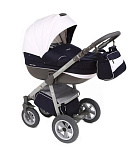 Картинка Универсальная коляска Expander Mondo Grey Line (2 в 1, 09 темно-синий/белый)