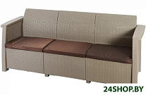 Картинка Садовый диван Keter Toledo Love Seat Max 254012 (капучино)
