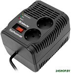 Картинка Стабилизатор Defender AVR Typhoon 600 (200W, 2 розетки) (99032)